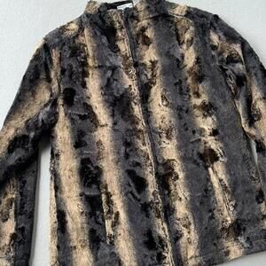 Chico's Women's Black and Multi Jacket‎